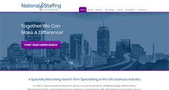 Desktop Screenshot of national-staff.com